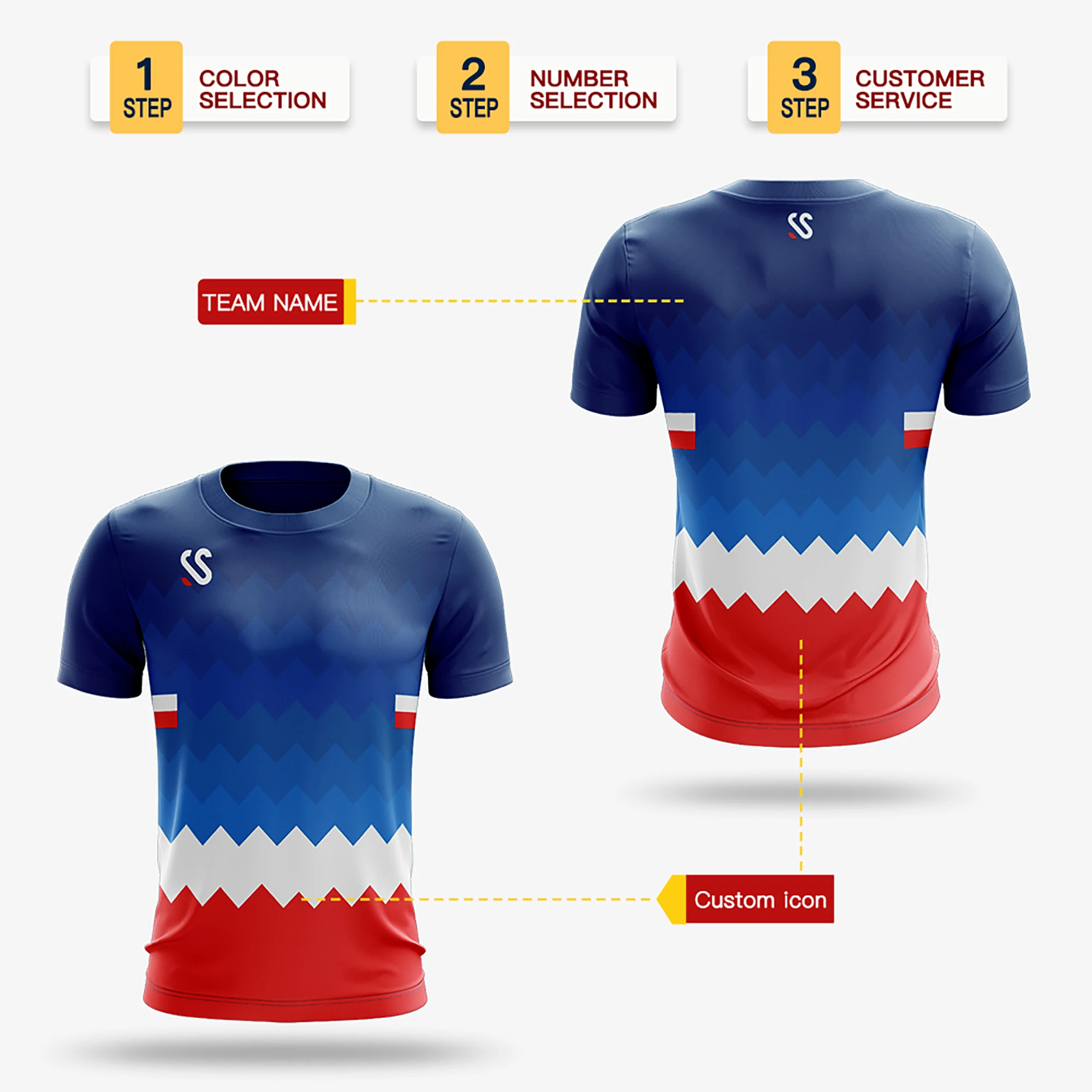 Custom Men/Women Sportswear Quick Dry Badminton Shirt, Table Tennis Team Game Training Exercise Fitness Sport T-Shirt