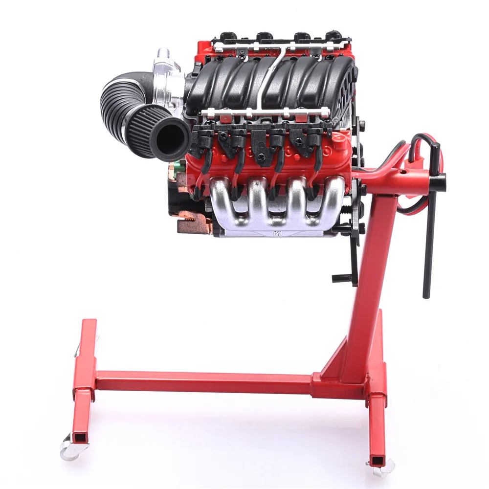 1 комплект V8 рабочий стенд двигателя для 1/10 V8 масштабный двигатель(Z-S1043) Tamiya трактор TRX4 Denferder G500 RC запчасти для автомобилей Инструменты