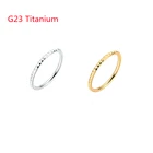 Серьги-кольца из титана для пирсинга носа, 16 г