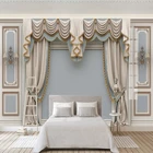 Обои на заказ, 3D резная занавеска в европейском стиле для спальни, гостиной, фона за телевизором, настенная живопись