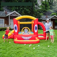 kids family commercial inflatable bounce house water slide bouncy house water park combo for kids outdoor party with air blower