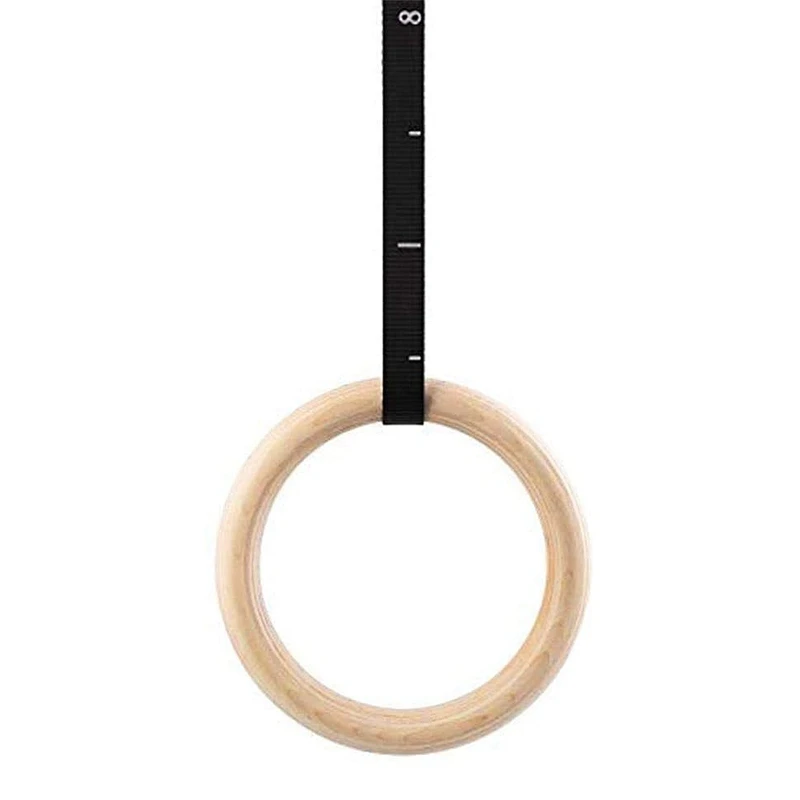 1PCS Birch Fitness Rings Gymnastics Training Ring New Wooden 28mm Exercise Gymnastic Gym | Спорт и развлечения