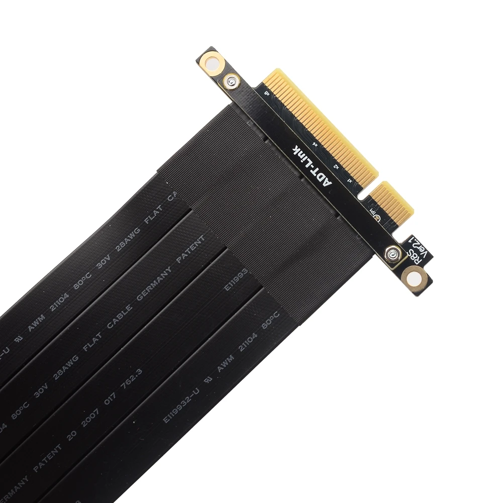 Ethernet Mining PCI-e x8 до x16 Графическая карта Удлинительный кабель с SATA питанием для RTX 3060
