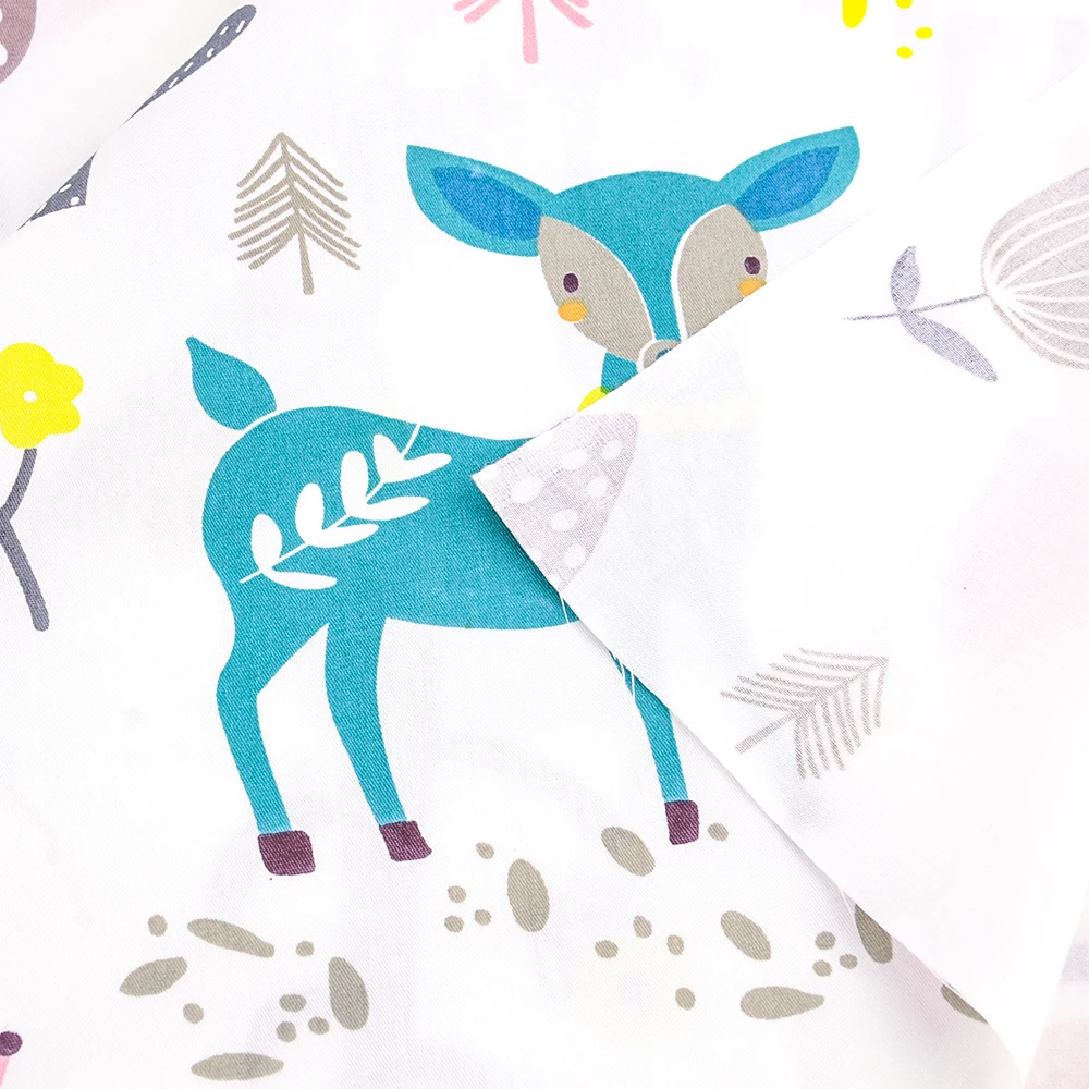 Teramila мультфильм Животные и растения шаблон хлопок ткань лоскутное светильник