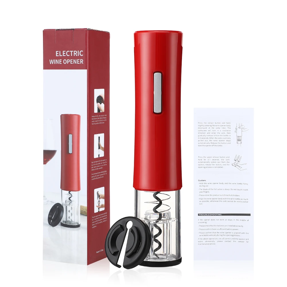 

Automatic Electric Wine Bottle Opener Red Wine Corkscrew Bottle Openers Without Battery Kitchen Supplies Opening Tool