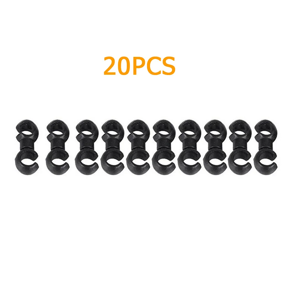 Pipe hub buckle S Shaped Clips Brake hose S buckle Bike Rotating Plastic