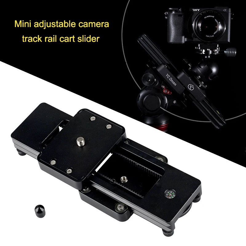 

23CM Portable Camera Slider Mini Video Stabilizer Hydraulic Damping For Gopro DSLR Camera Phones