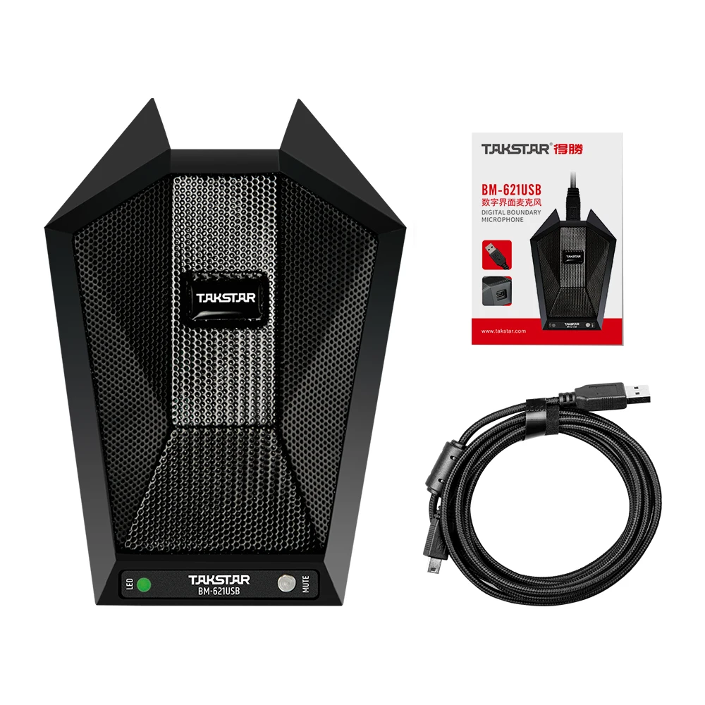 

TAKSTAR BM-621USB цифровой границы микрофон USB микрофон для конференц-связи Кардиоидная Plug-and-Play для компьютерных сетей встреча в прямом эфире