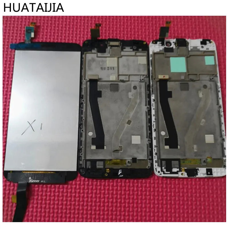 С рамкой ЖК-дисплей и сенсорный экран для TCL M3G дигитайзер панель объектив стекло