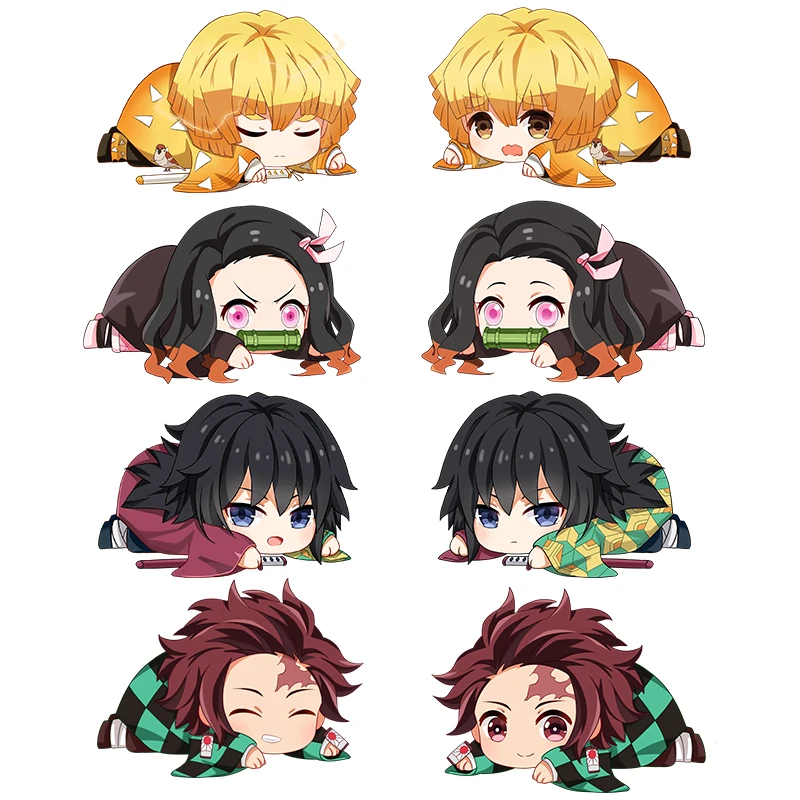 Kimetsu No Yaiba Demon Slayer Agatsuma Zenitsu Tanjirou Nezuko Косплей Кукла Плюшевая мягкая подушка
