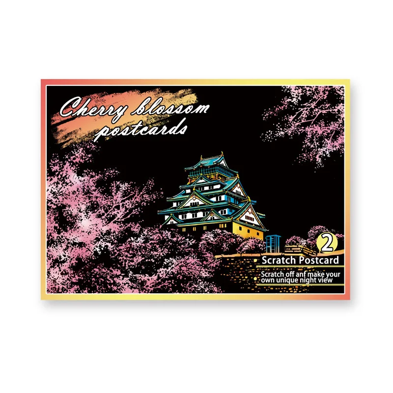 4 шт./компл. Волшебная Красочная доска для рисования А5 бумага выскабливания детей