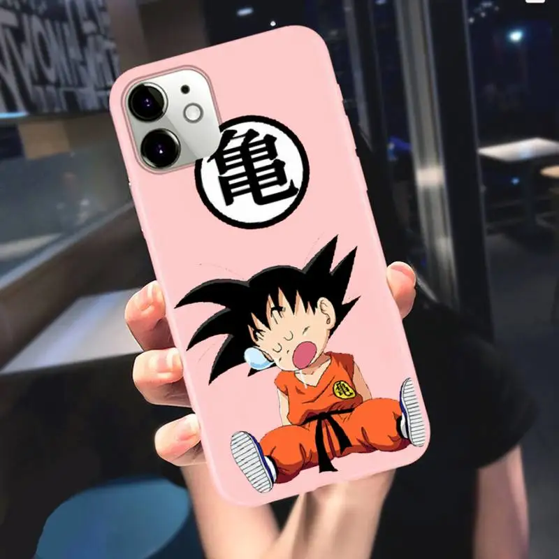 

The Cute Monkey Monkey Phone Cases For Iphone 6 6s 7 8 Plus XR X XS XSmax 11 12 Pro Mini Max Candy Pink Silicone Cover