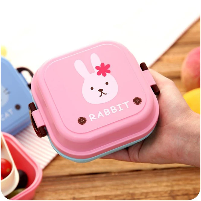 

10pcs Healthy Square Lunch Box Microwave Oven Lunch Bento Boxes Food Container Dinnerware Kid Childen Lunchbox Salad fruit box