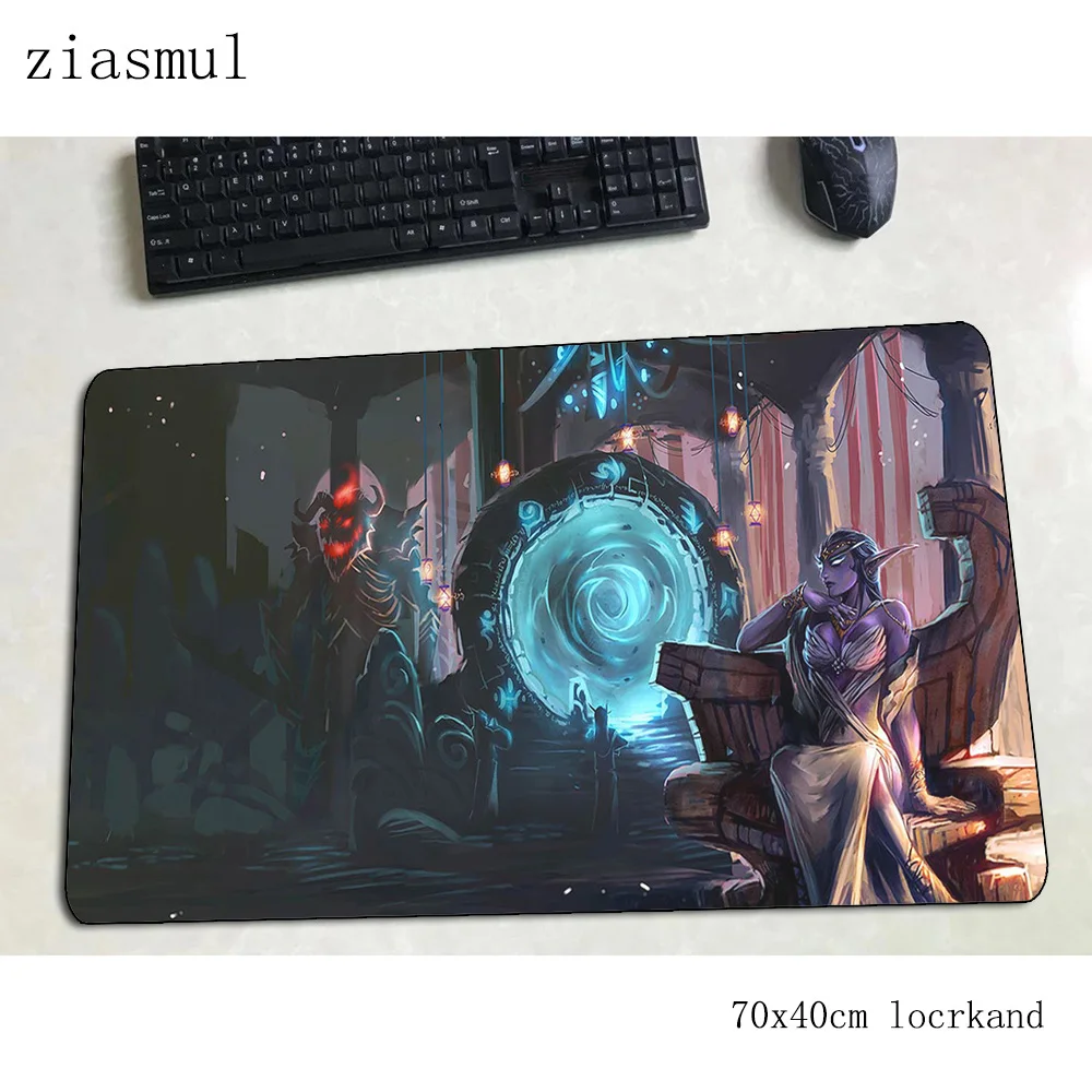 Высококачественный Компьютерный коврик для мыши wow 70x40 см игровой большой милый