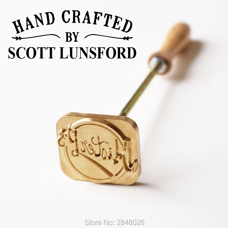 Изготовленный на заказ логотип ручной работы/дерево брендинг железо/стейк