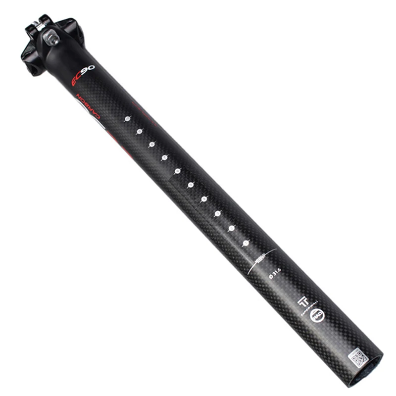 

EC90 New Mountain& Road 3K Full Carbon Fibre Bicycle Seatpost Carbon Bike Seatposts MTB Bike Parts 27.2/30.8/31.6*350mm