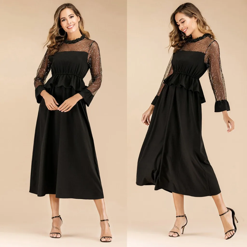 Вечерние облегающее платье карандаш черного или синего цвета с жаккардовым