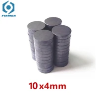 10 100pclot disk ferrite magnet 10x4 mm magnet fridge ferrite magnet ring ferrite magnet for speakers magnet black 104 mm mini