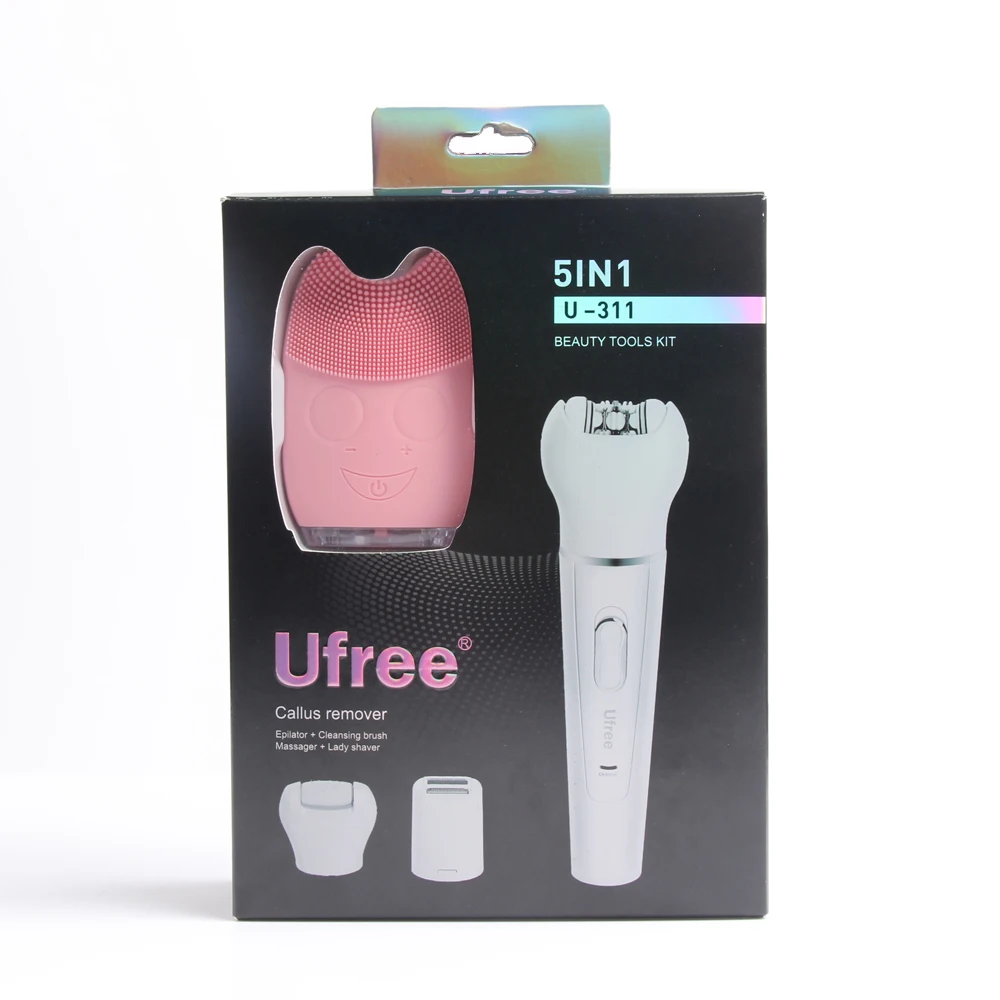 

Facial cleaning brush 5 in 1, the latest version, electric, acoustic, deep cleaning brush, waterproof tools