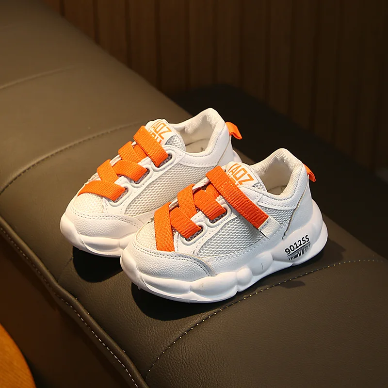 

New Brand Toddler Shoes Children White Shoes Fashion Kids Soft Bottom Leather Sport Shoes Running Sneakers For Baby