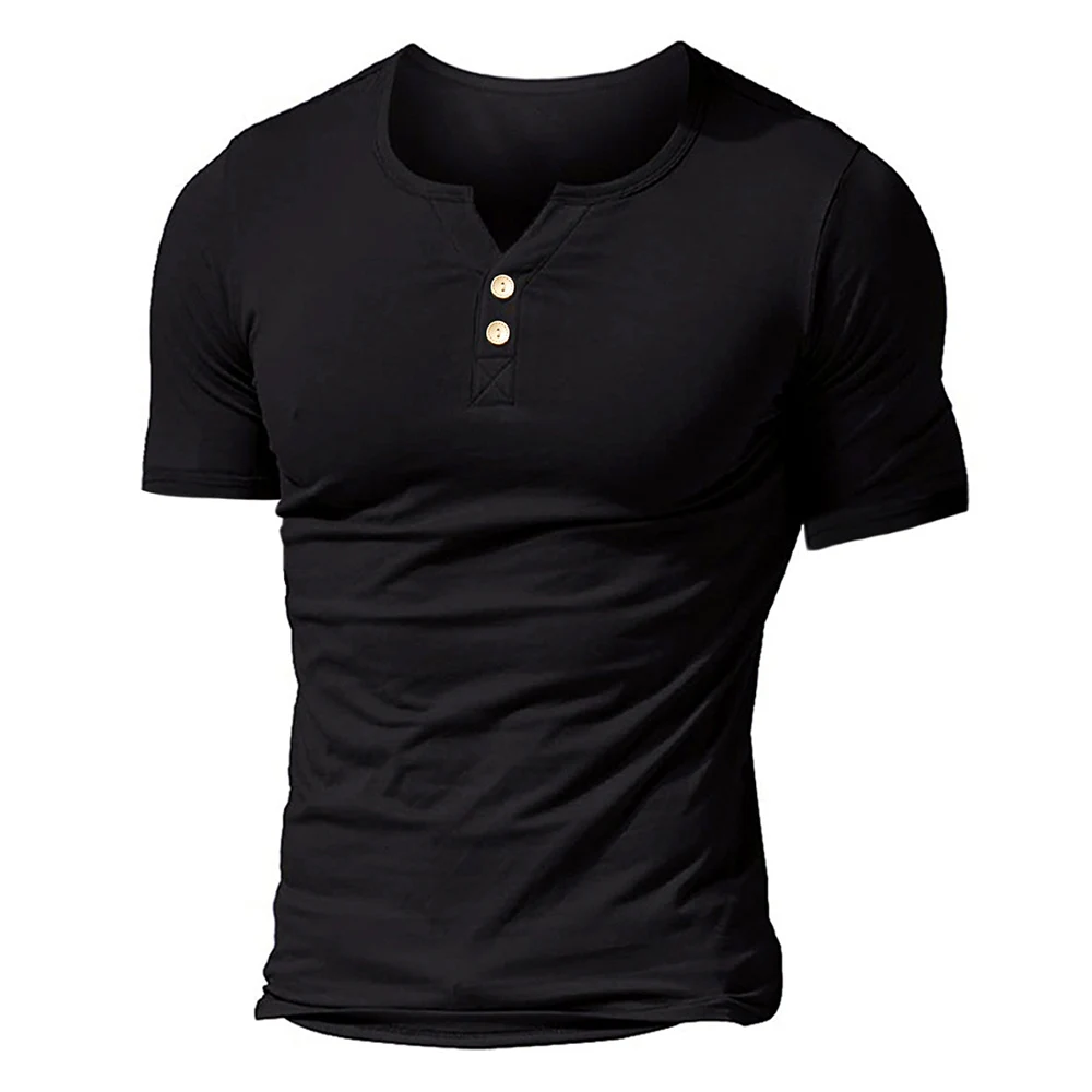 

Solid Color Mens Tops Casual Slim Fit V-Neck Basic Tees Summer Fashion Short Sleeve T Shirt For Men Daily Undershirts D30