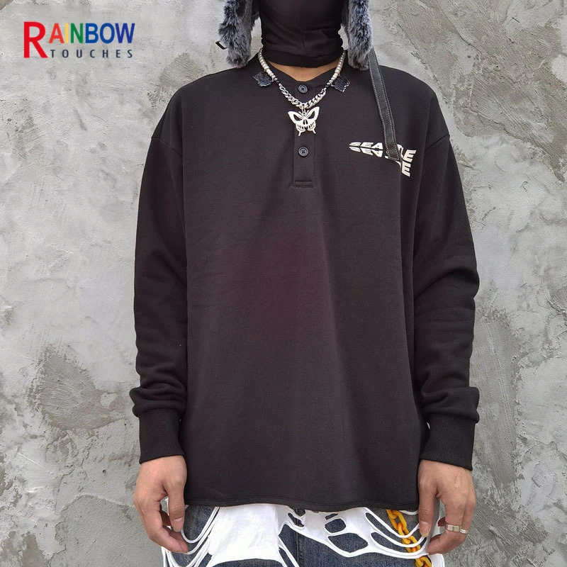 

Куртка Rainbowtouches мужская повседневная, модный короткий топ с длинным рукавом и Бейсбольным воротником в стиле хип-хоп