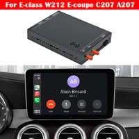 for mercedes benz e class w212 e coupe c207 a207 car ntg wireless apple carplay android auto radio screen module decoder box