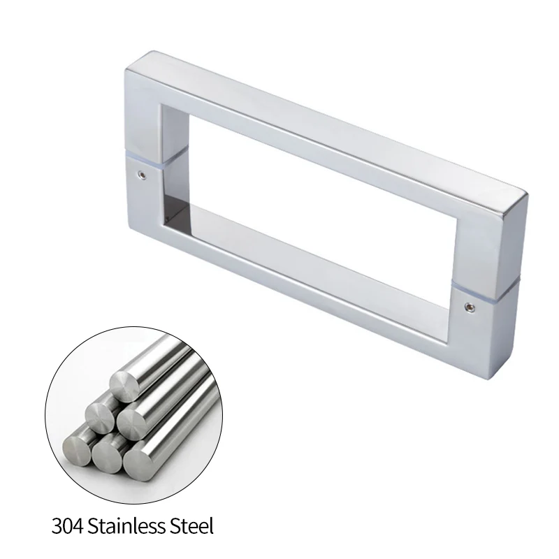 2 шт./лот дверная ручка 304 нержавеющая сталь душевая кабина антикоррозийный экран