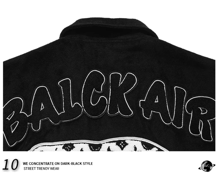 

2XL Baseball Jackets Women Spring Polar Bear Letter Embroidered Loose Pilot Jacket Korean Coats Women Oversized Women Jacket