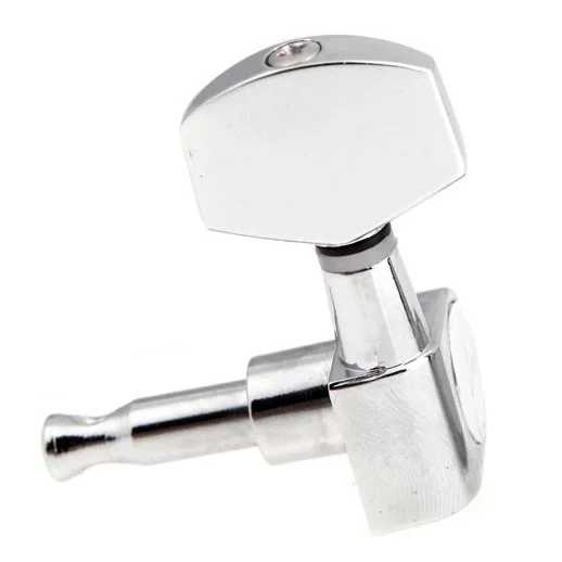 

3 л 3R хромированные электрические акустические Струны для механической гитары колышки Тюнеры Серебристые