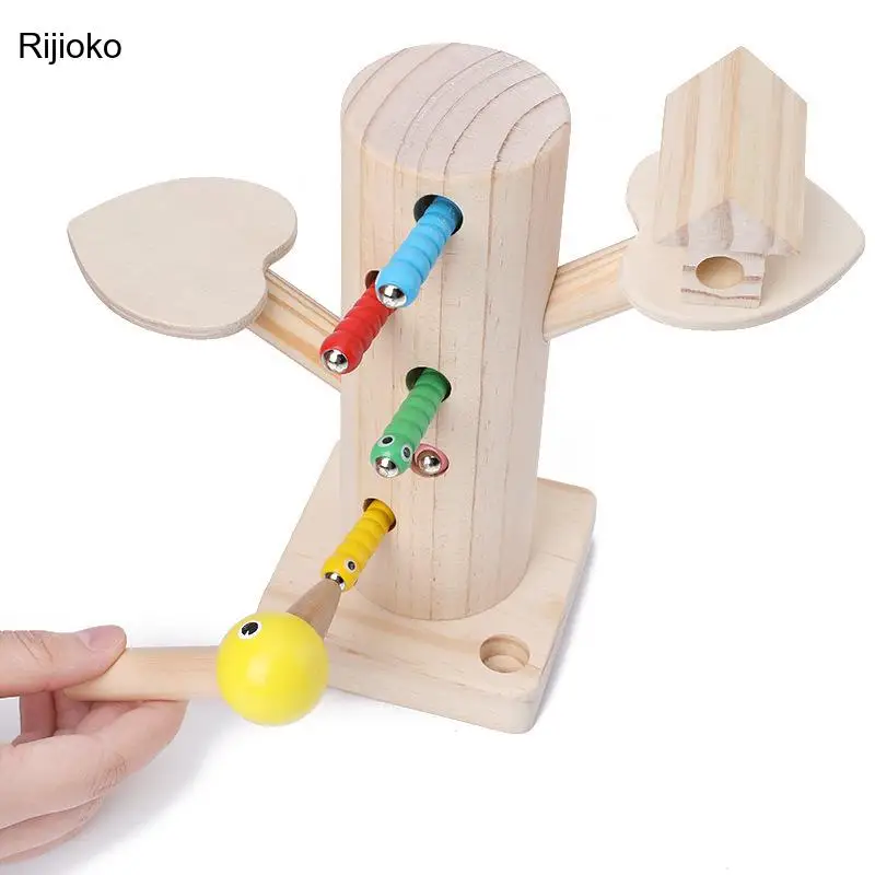 

Игра «Поймай червей», магнитный 3D пазл, деревянные игрушки для детей, раннее обучение, развивающая игрушка для детей, детские подарки для де...
