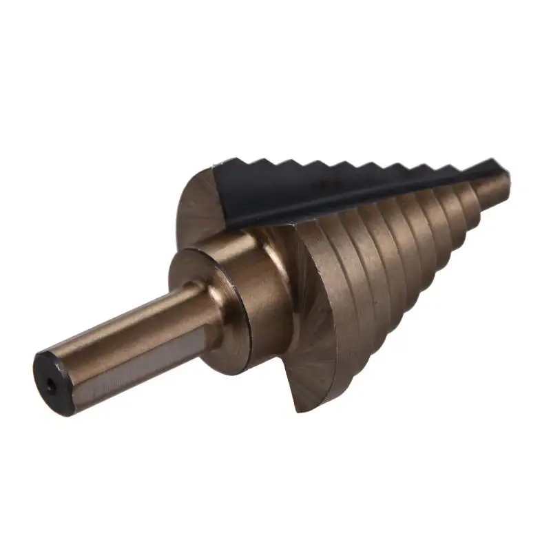 

5Pcs/Set HSS Steel Cobalt Step Drill Bits Multiple Hole 50 Sizes Step Drill Bit Set Woodworking Wood Metal Drilling Set