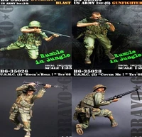 135 scale die cast resin special forces soldiers 4 character scenes need to be assembled and colored by themselves