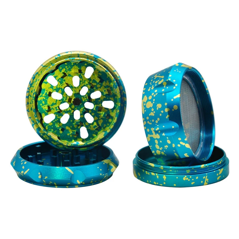 Горячее предложение XD алюминий Wee D измельчители табака для курения 48 мм 4 слойная