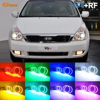 for kia grand carnival vq 2006 2013 rf remote bluetooth compatible app multi color ultra bright rgb led angel eyes halo ring kit