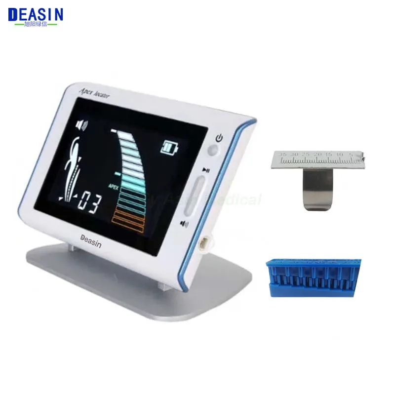 Dental Apex Locator Root Canal Measuring Instrument Measurement 4.5 LCD with File Clip Hook Probe