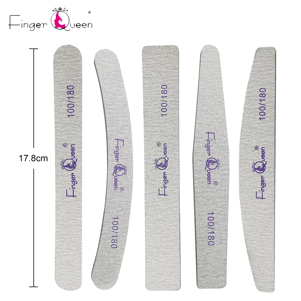 

Fingerqueen3Pcs/5Pcs Mix Size Professional Nail File Lime Art Tips Manicure Diamond Tools Sanding Polish 100/180