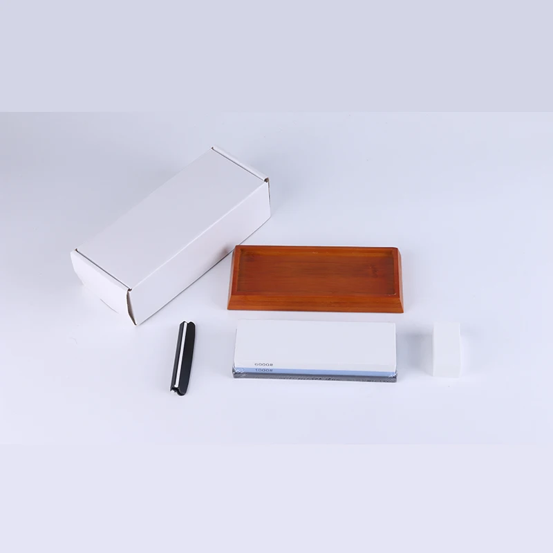 

Whetstone Kitchen Knife Sharpener 2-IN-1 Grit Professional Knife Sharpener Sharper System Sharpening Stone 3000 8000 10000