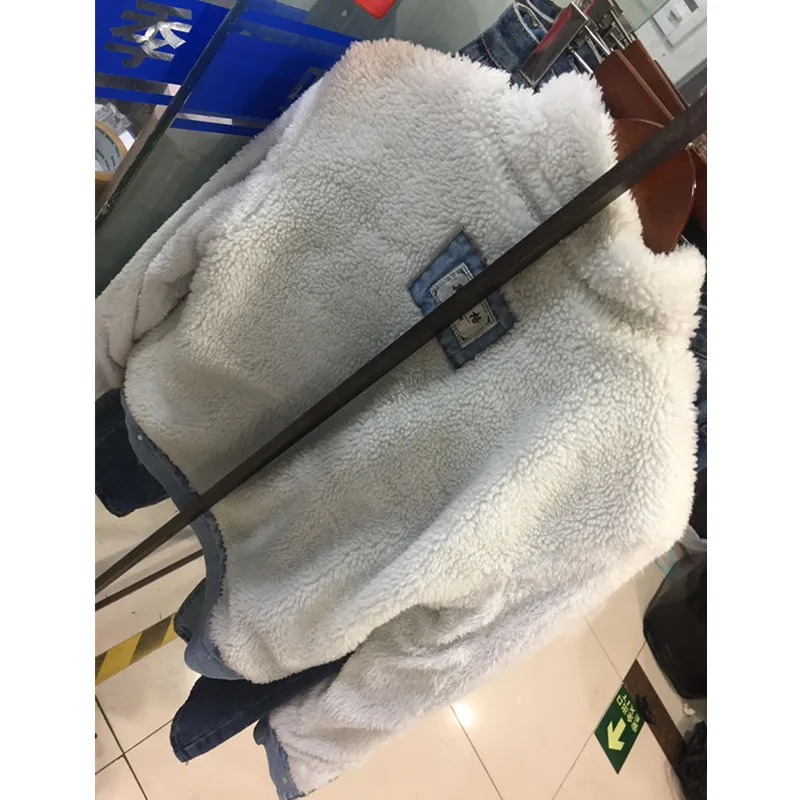 Мужские зимние джинсовые куртки верхняя одежда теплые пальто новые мужские