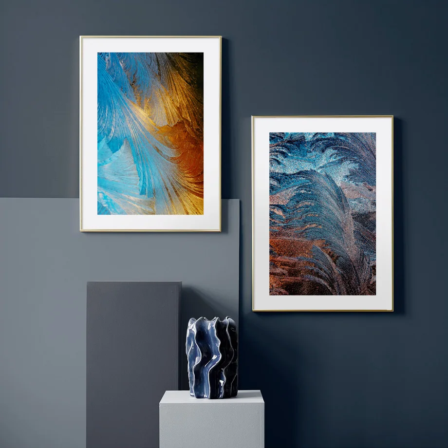 

Colourful Abstract Reed Leaf Plant Wall Art Print Paper Canvas Painting Modern Nordic Poster Home Decor Pictures For Living Room