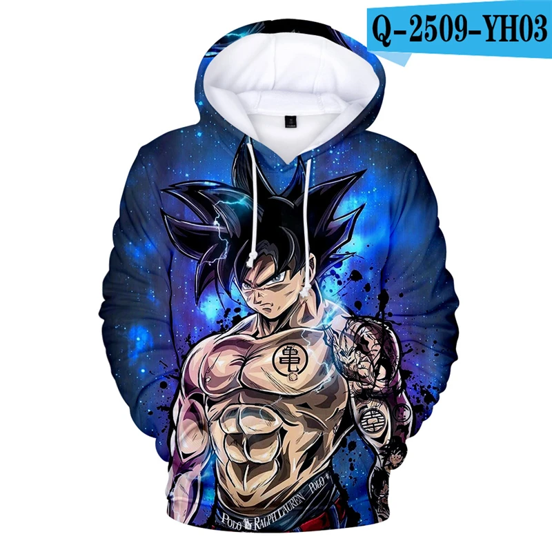 01 3D Аниме Толстовка Dragon Ball Z с карманом, толстовки с капюшоном, Poleron Hombre, уличная одежда, Sudadera Dragon Ball, толстовка с капюшоном, мужская куртка - Цвет: 01