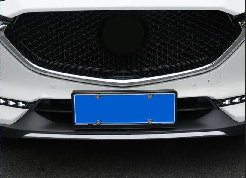 For Mazda CX5 CX-5 2017-2019 accessories Stainless steel car exterior front lip bumper cover strip trim Chromium Styling | Автомобили и