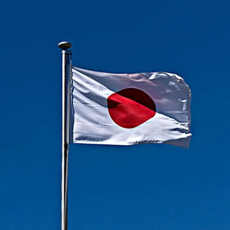Флаг Япония Японский Полиэстер открытый флаг поздравления 90x150 см |
