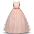 Кружевное платье для девочек на свадьбу; Вечерние платья для девочек; Большие размеры; Вечернее платье для девочек-подростков; Детская одежда