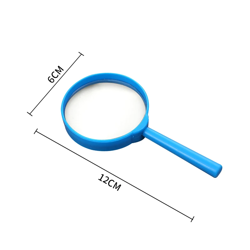 

3X Handheld Magnifier Portable Magnifying LoupeReading Glass Lens Kids Inspection Magnifying For Reading 2020 New Colorful 60mm