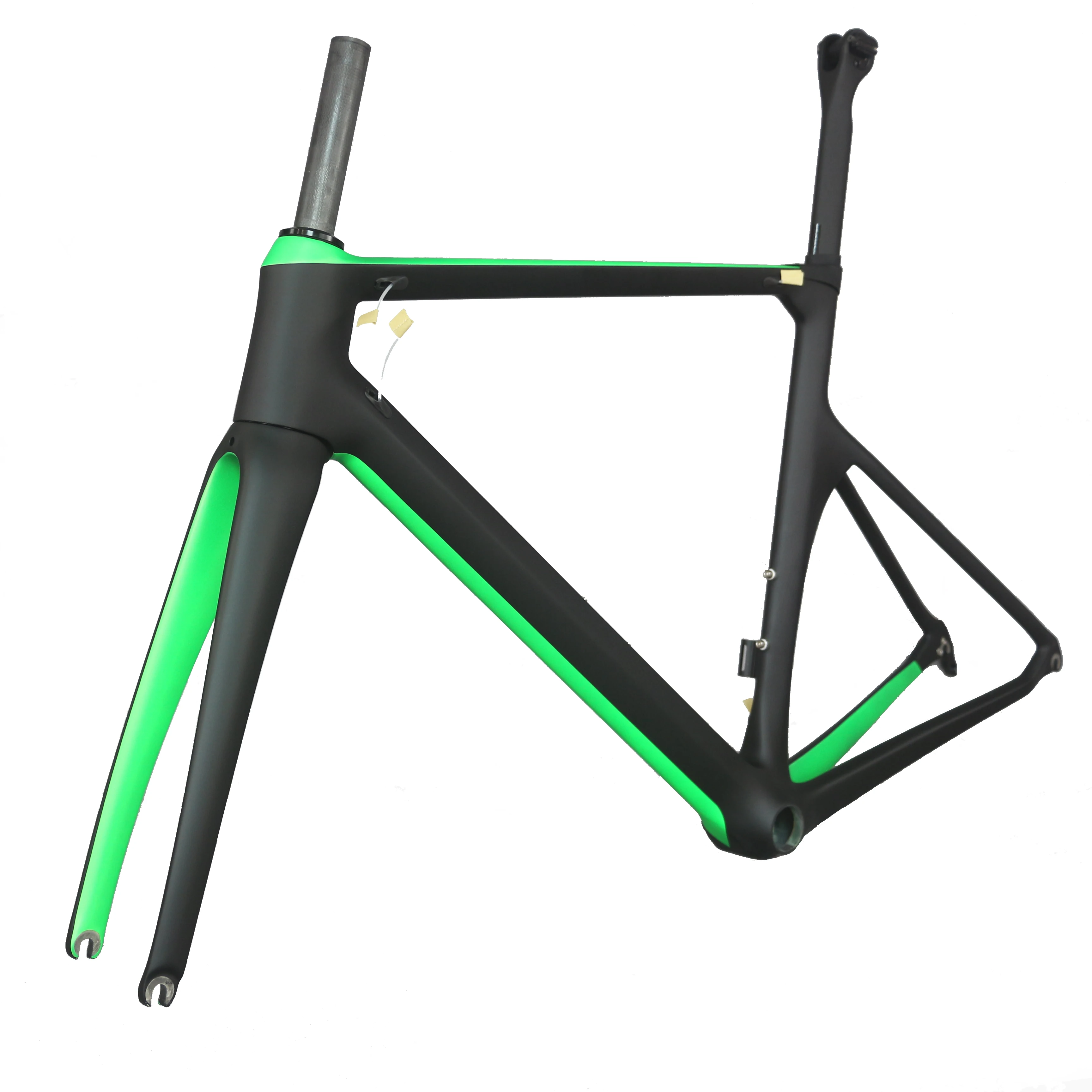 Изготовленная на заказ зеленая краска Aero шоссейные велосипеды рамки BB86
