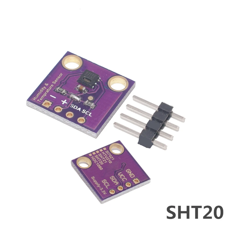 1PCS DC1080 Si7021 SHT20 Industrial High Precision Humidity Sensor with I2C Interface GY-213V-SI7021 | Integrated Circuits