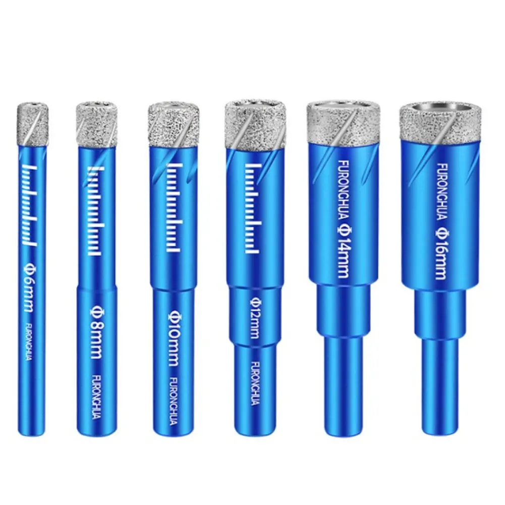 

Diamond Coated Drill Bit 6/8/10/12/14/16mm Marble Ceramic Tile Glass Granite Hole Saw Marble Cutter Drilling Bit Power Tool