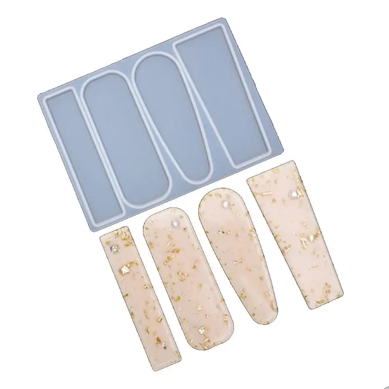 Акриловая резиновая заколка для волос форма геометрические зажимы аллигатора |