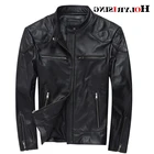 Мужская мотоциклетная куртка из натуральной кожи, приталенный воротник, повседневная куртка, размер S-3XL, 18660